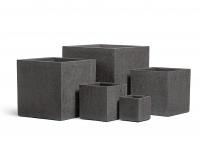 Кашпо TREEZ Effectory Stone Куб