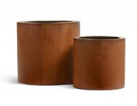 Кашпо TREEZ Effectory Corten Street Цилиндр